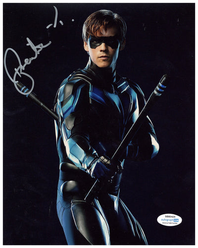 Brenton Thwaites Signed 8x10 Photo DC Titans Nightwing Autographed ACOA #3