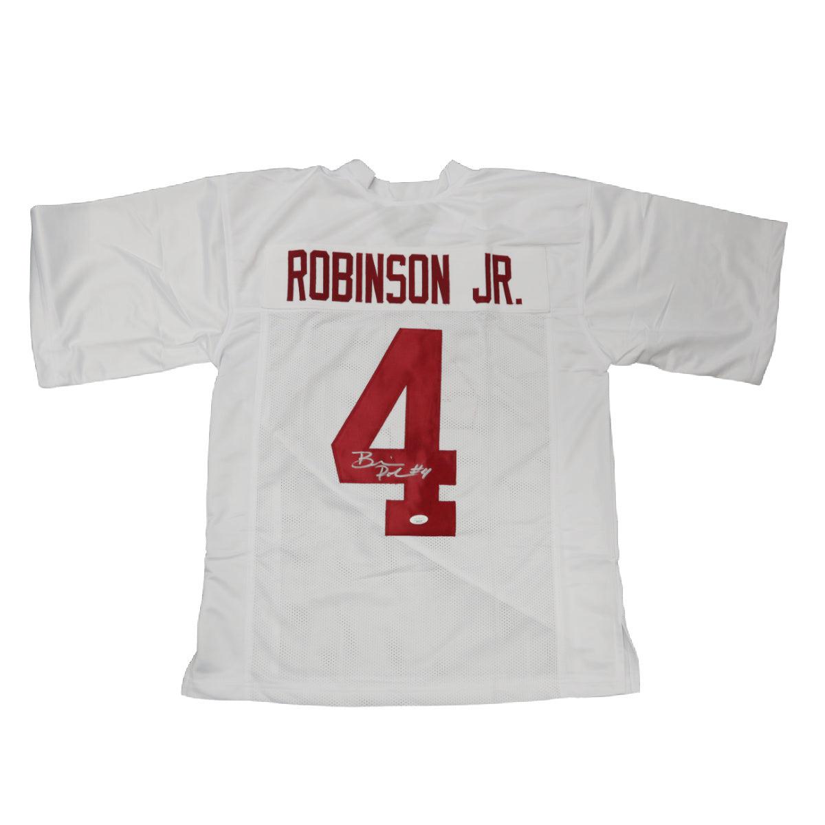 Brian Robinson Jr. Signed Custom Alabama Crimson Tide Jersey Autographed BAS 2