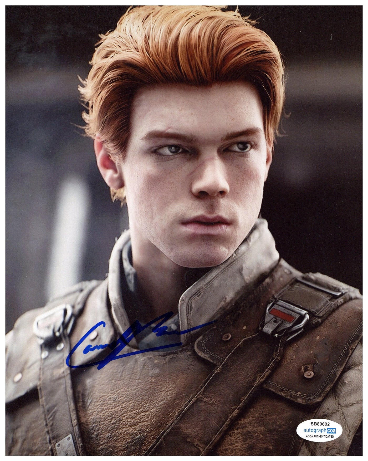 CAMERON MONAGHAN SIGNED 8X10 PHOTO STAR WARS JEDI FALLEN ORDER AUTOGRAPHED ACOA
