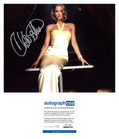CHRISTINA APPLEGATE SIGNED 8X10 MARRIED WITH CHILDREN AUTOGRAPHED ACOA 3