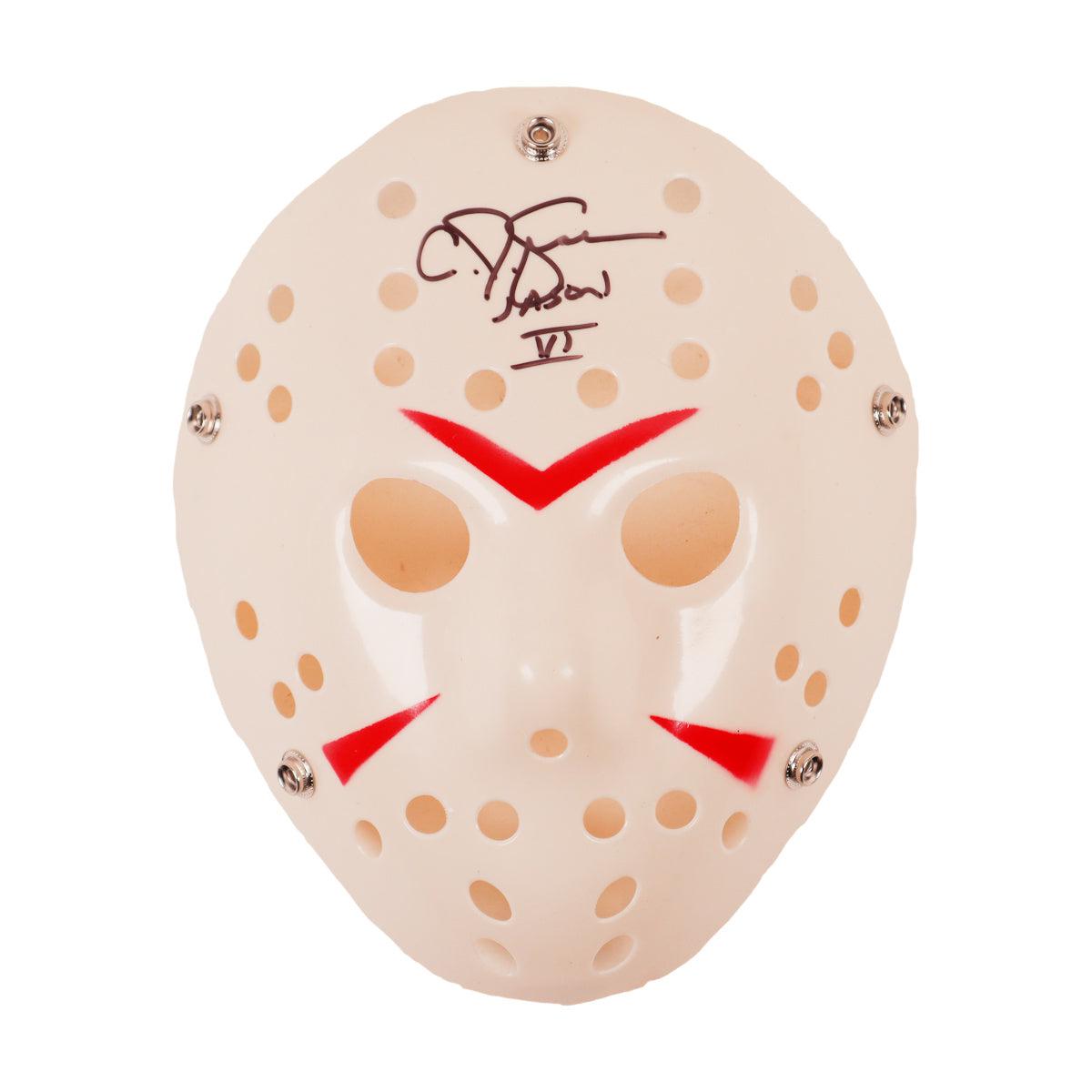 CJ Graham Autographed Jason Voorhees Friday the 13th Mask Signed JSA COA