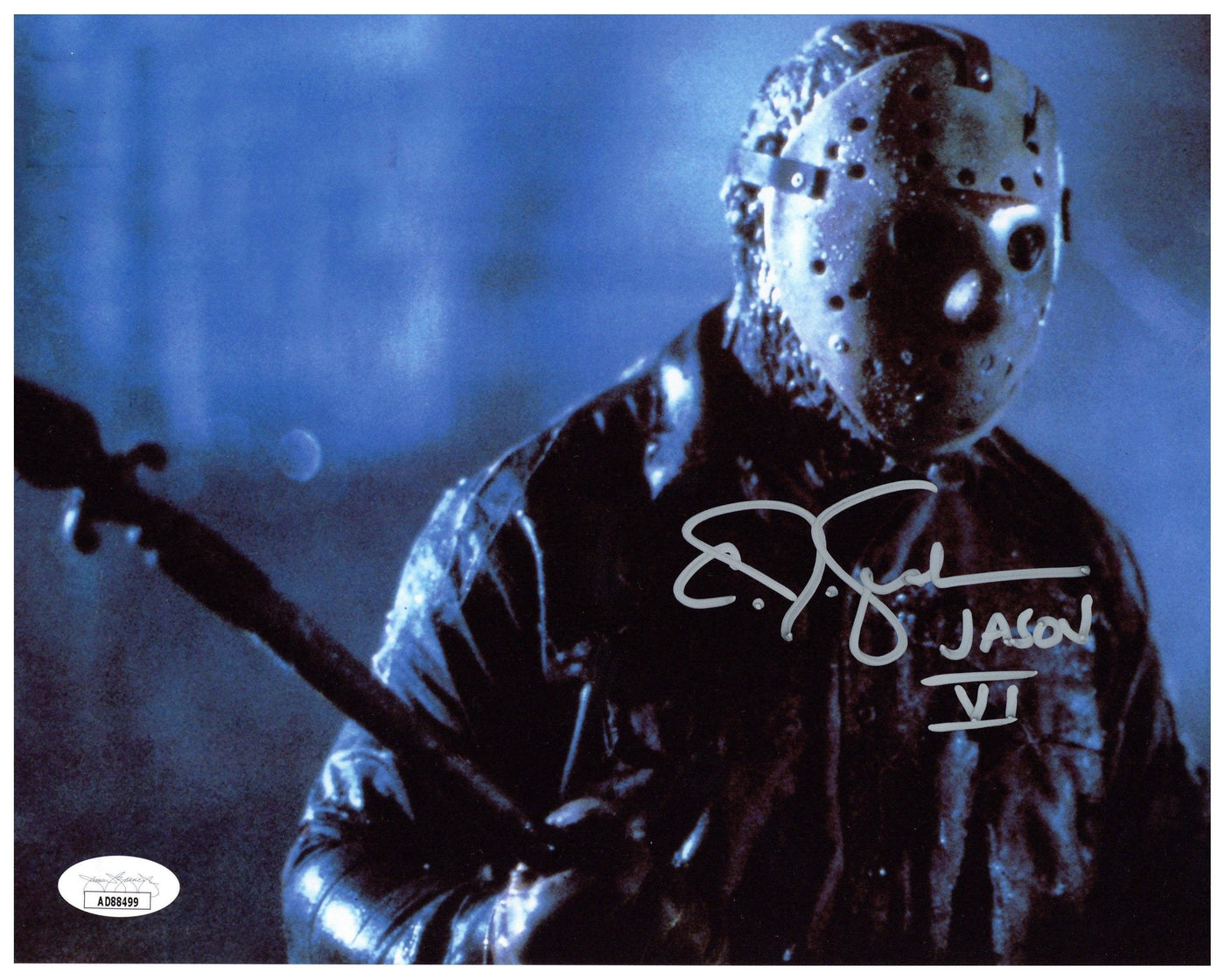 CJ Graham Signed 8x10 Photo Friday the 13th Jason Autographed JSA COA #3