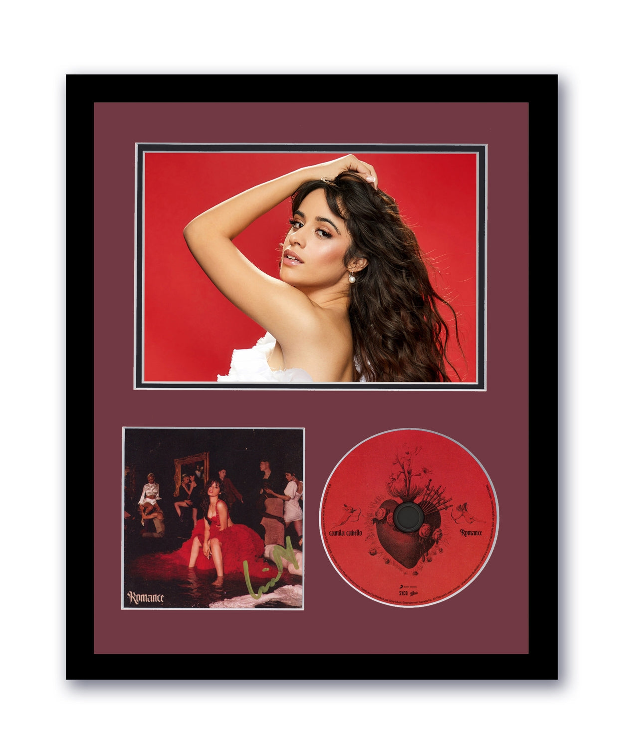 Camila Cabello Autographed Signed 11x14 Framed CD Romance ACOA 5