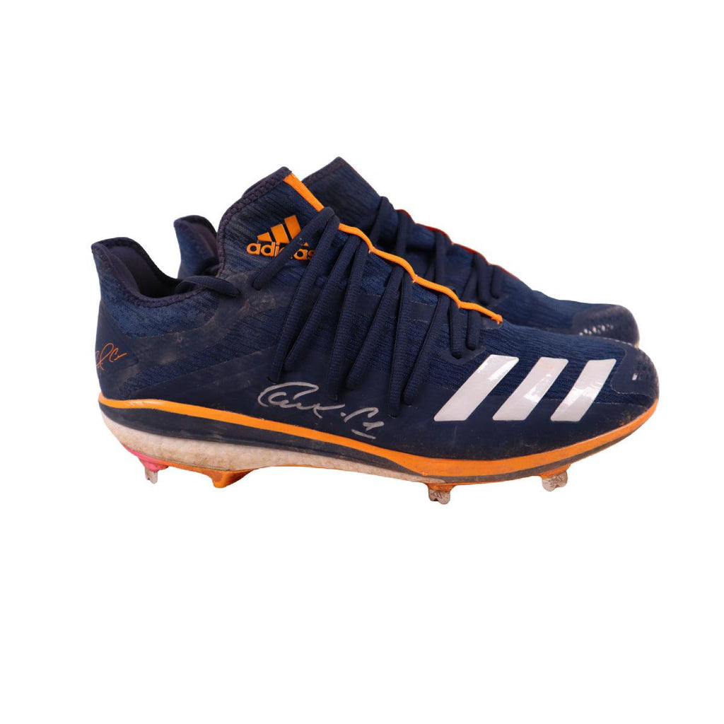 CARLOS CORREA AUTOGRAPHED GAME USED HOUSTON ASTROS CLEATS SIGNED JSA 4 –  Zobie Productions