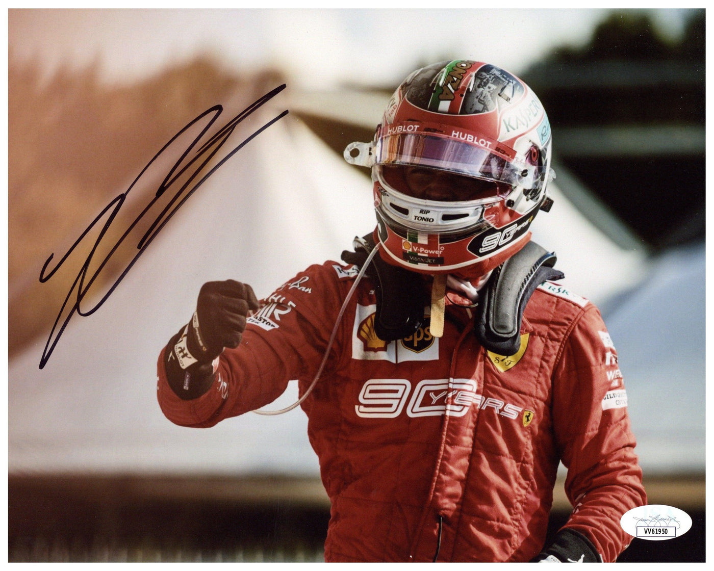 Charles Leclerc Signed 8x10 Photo F1 Ferrari Formula 1 Autographed JSA COA 2