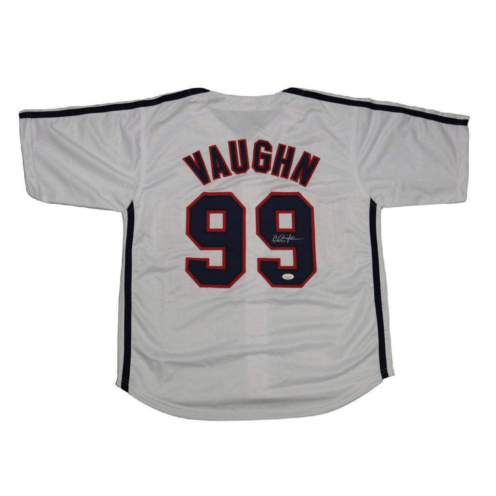 All About Sports + Framing Charlie Sheen Wild Thing Rick Vaughn Authentic Signed Pro Style Jersey Autographed Beckett