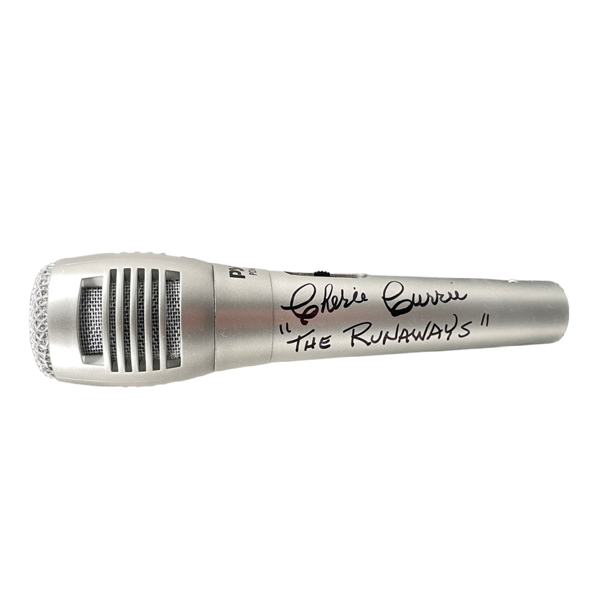 Cheri Currie The Runaways Signed Microphone Autographed JSA COA