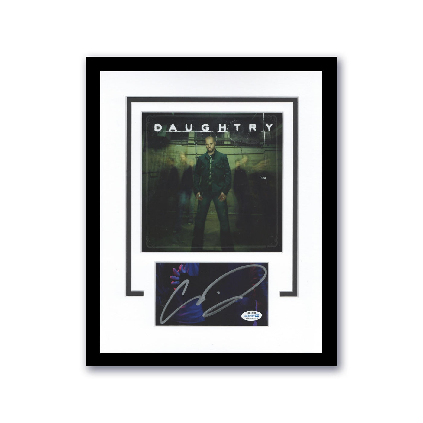Chris Daughtry Signed Cut Custom Framed 11x14 Autographed ACOA