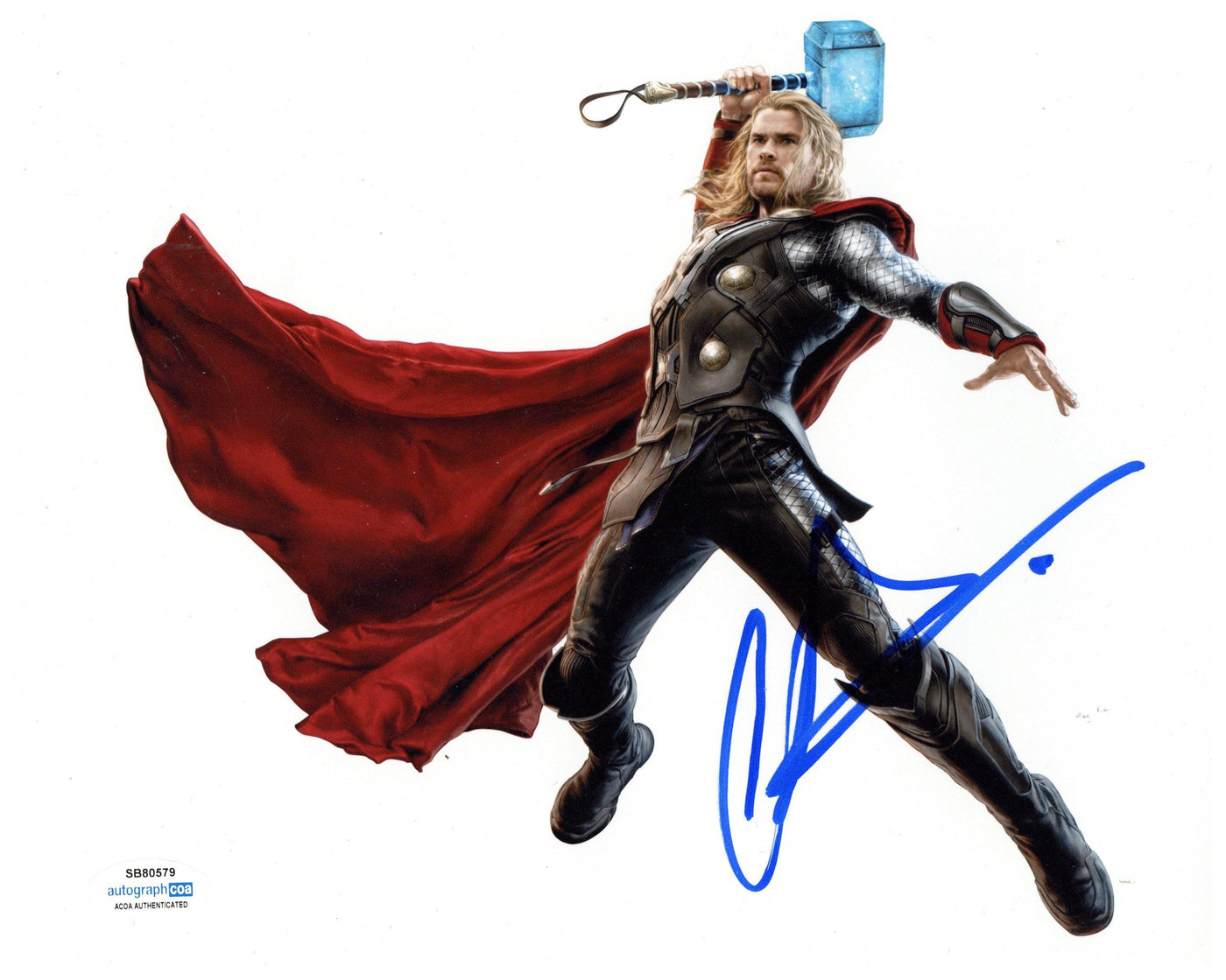 Chris Hemsworth Signed 8x10 Photo Marvel Thor Autographed ACOA
