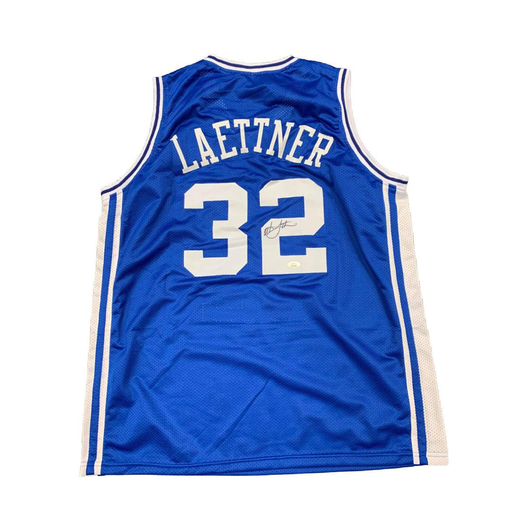 Christian store Laettner Autographed/Signed Jersey JSA COA Duke Blue Devils