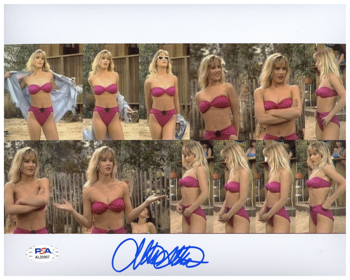 Christina Applegate Signed 8x10 Photo Married with Children Autographed PSA COA