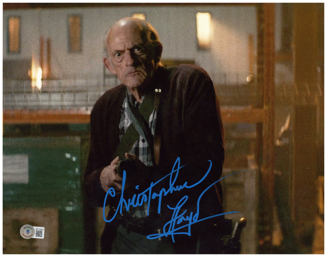 Christopher Lloyd Signed 11x14 Photo Nobody David Mansell