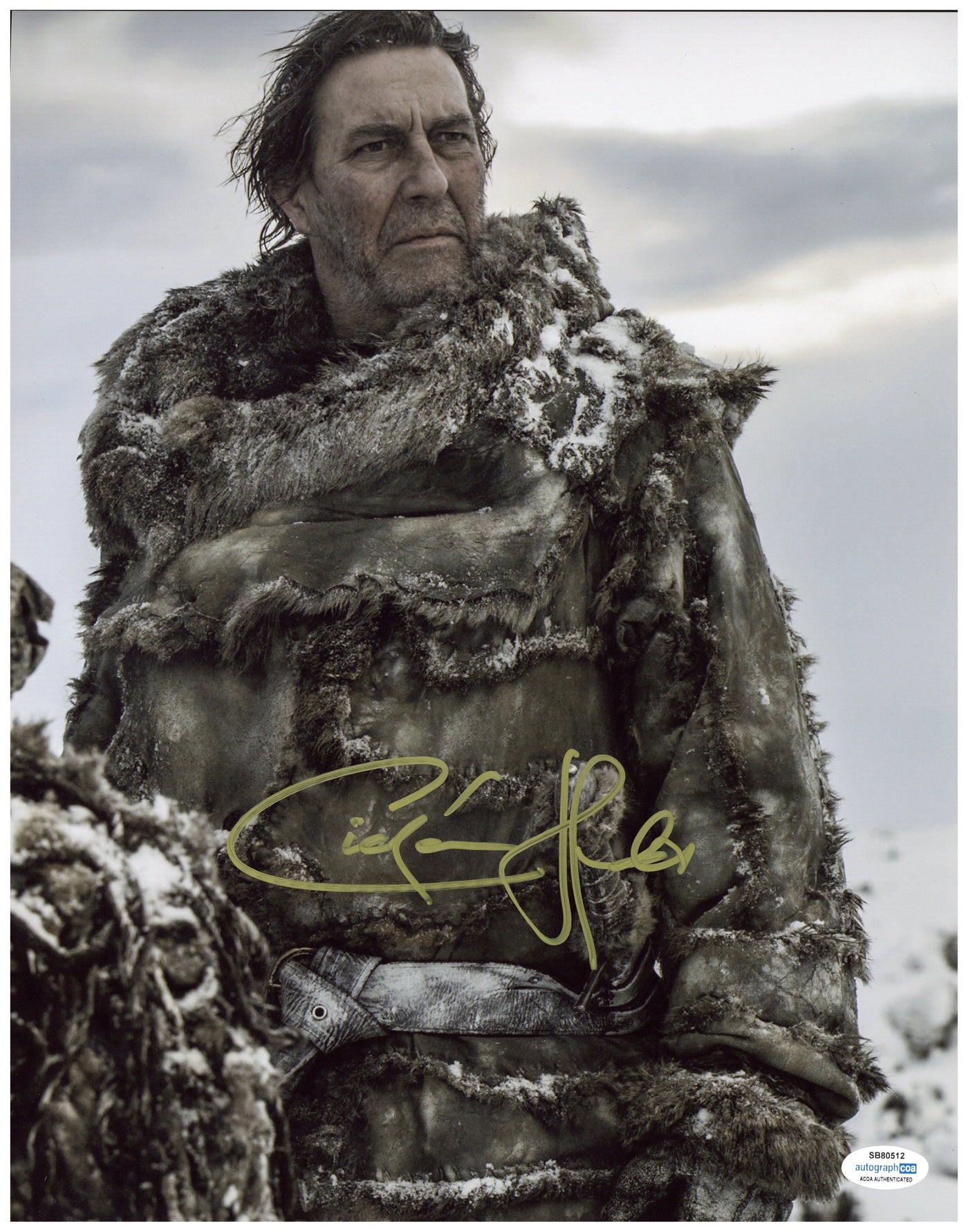 Ciaran Hinds Signed 11x14 Photo Game of Thrones Autographed ACOA