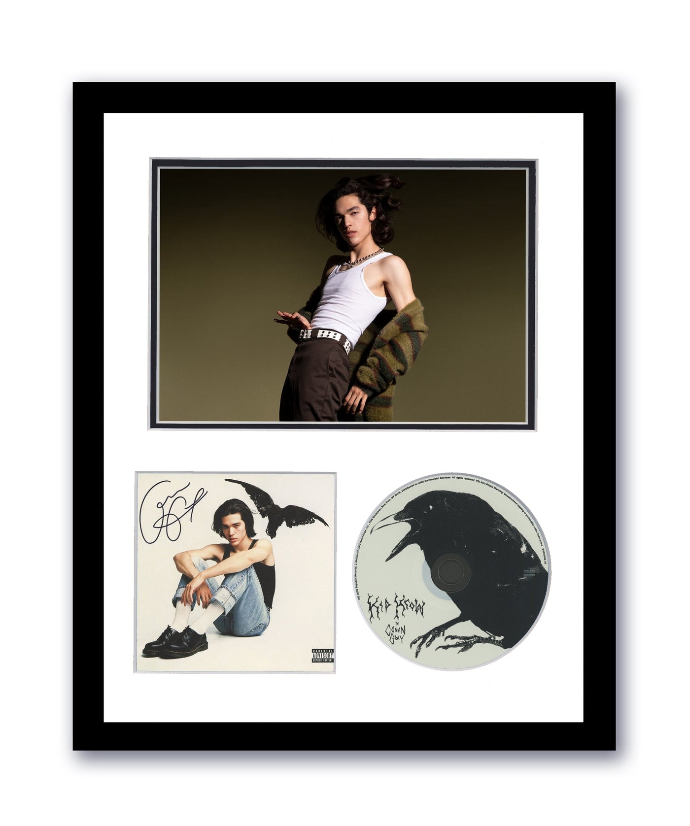 Conan Gray Autographed Signed 11x14 Framed CD Photo Kid Krow ACOA 4