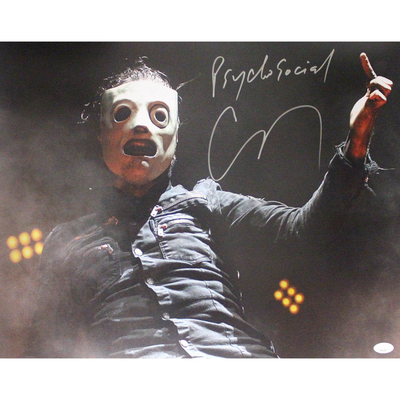 Corey Taylor Autograph 16x20 Photo Slipknot Psychosocial Signed JSA COA