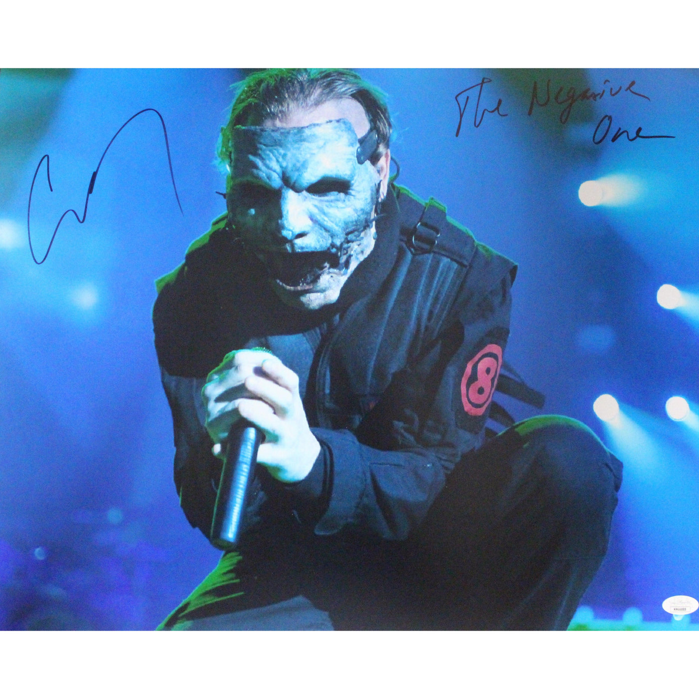 Corey Taylor Autograph 16x20 Photo Slipknot The Negative One Signed JSA COA