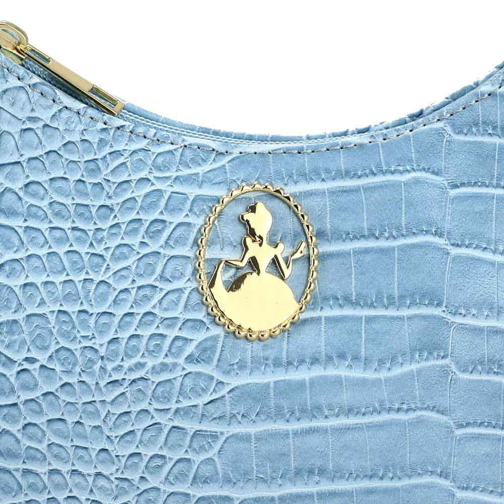 DISNEY CINDERELLA METAL BADGE SHOULDER BAG - OFFICIAL