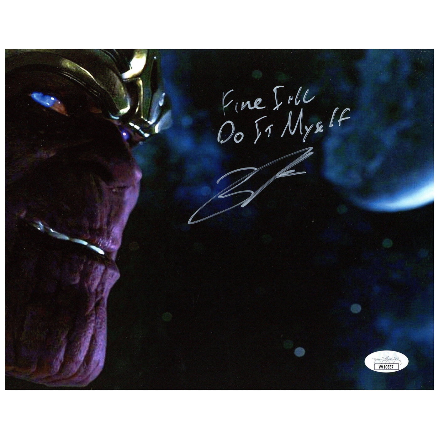 Damion Poitier Signed 8x10 Photo Marvel Thanos Autographed JSA COA