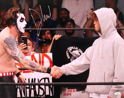 Image of Danhausen Signed 16x20 Photo AEW Wrestling Autographed JSA COA