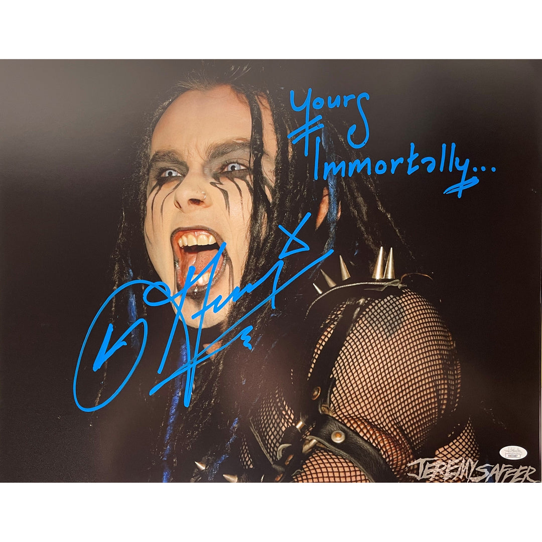 希少 ©️2007 Cradle of Filth ハイチ製 Hanes 2枚タグ Dani-Filth-Autograph-16x20-