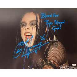 Image of Dani Filth Autograph 16x20 Photo Cradle of Filth Signed JSA COA 6