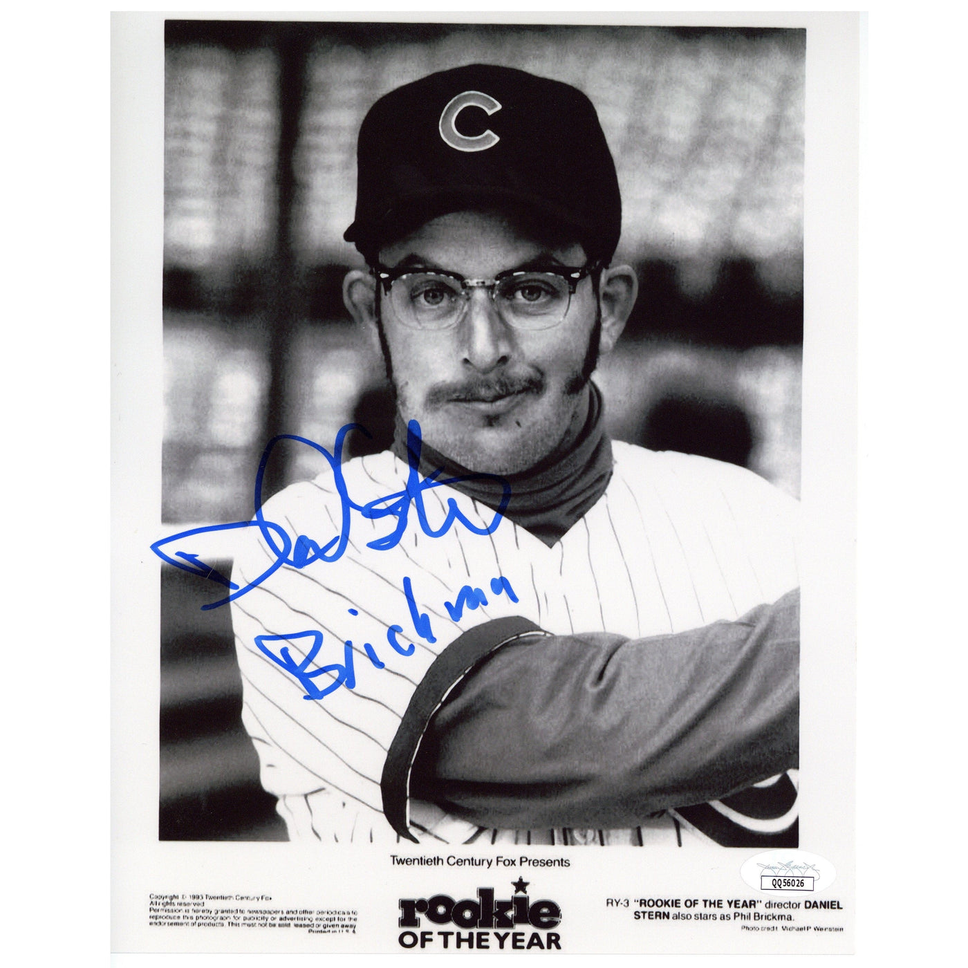 Daniel Stern Signed 8x10 Photo Rookie of the Year Autographed Brickma JSA COA 2