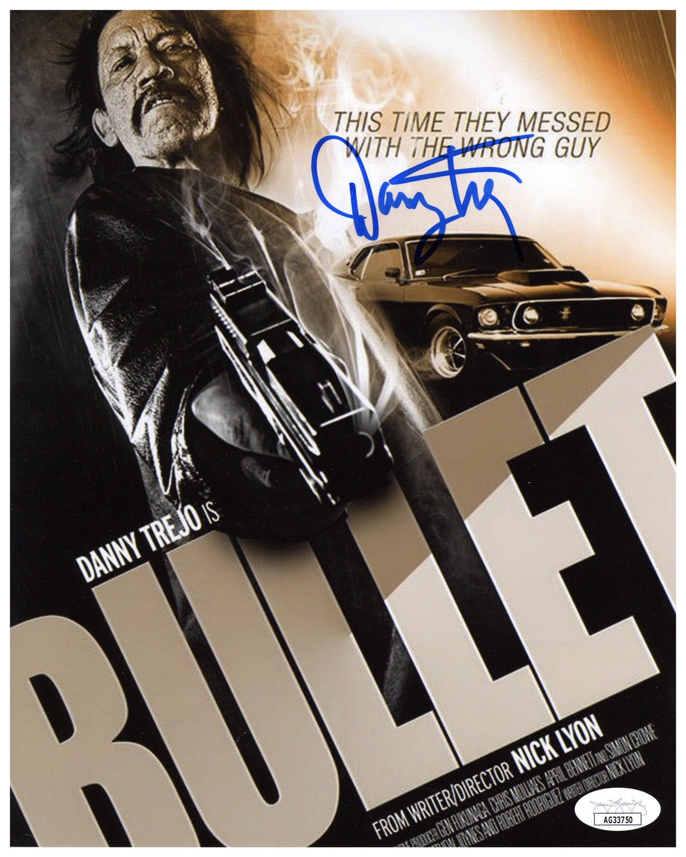 Danny Trejo Signed 8x10 Photo Bullet Autographed Picture JSA COA