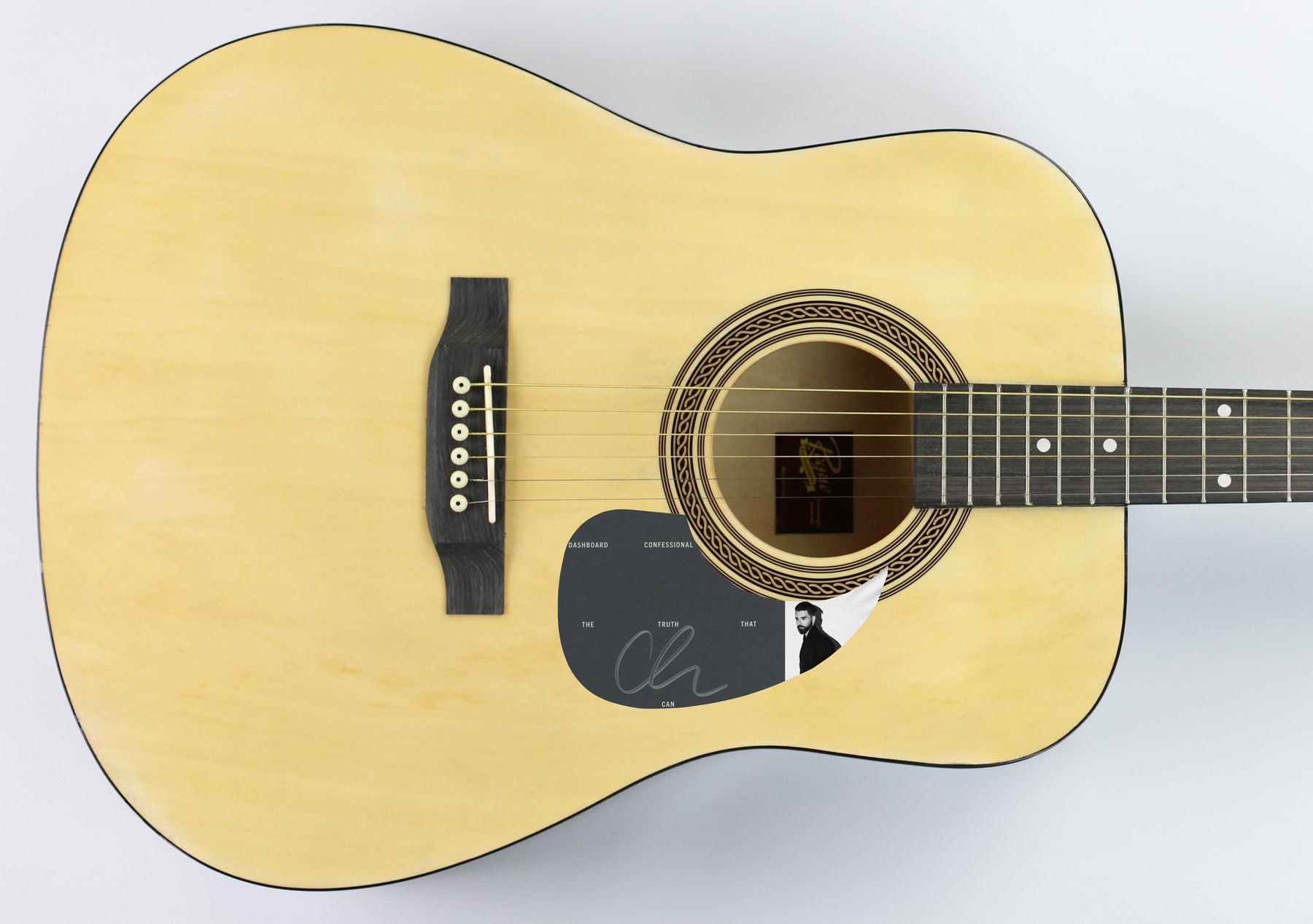 Dashboard Confessional Chris Carrabba Autographed Signed Acoustic Guit