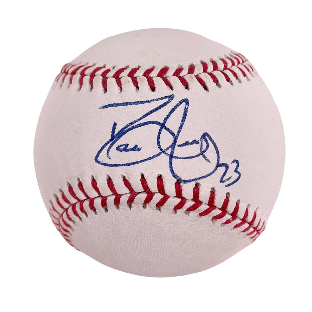 Dave Justice Signed ROMLB Baseball Autographed Atlanta Braves JSA COA
