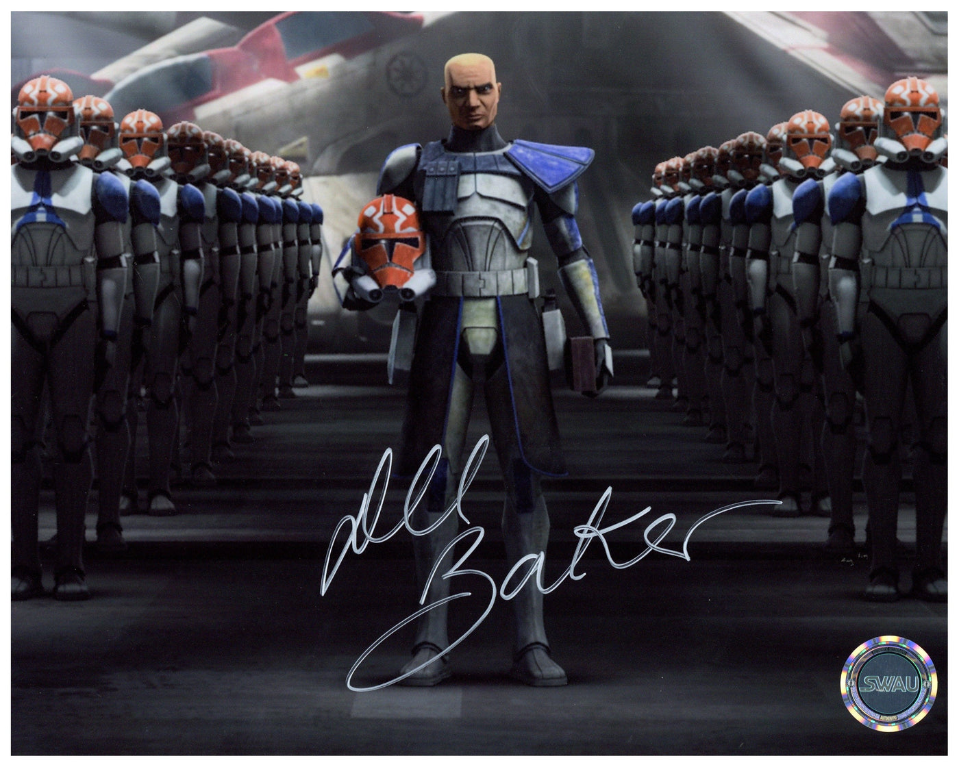 Dee Bradley Baker Signed 8x10 Photo Star Wars Bad Batch Autographed SWAU COA