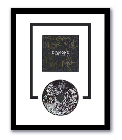 Def Leppard Autographed Signed 11x14 Framed CD Diamond Star Halos ACOA 3