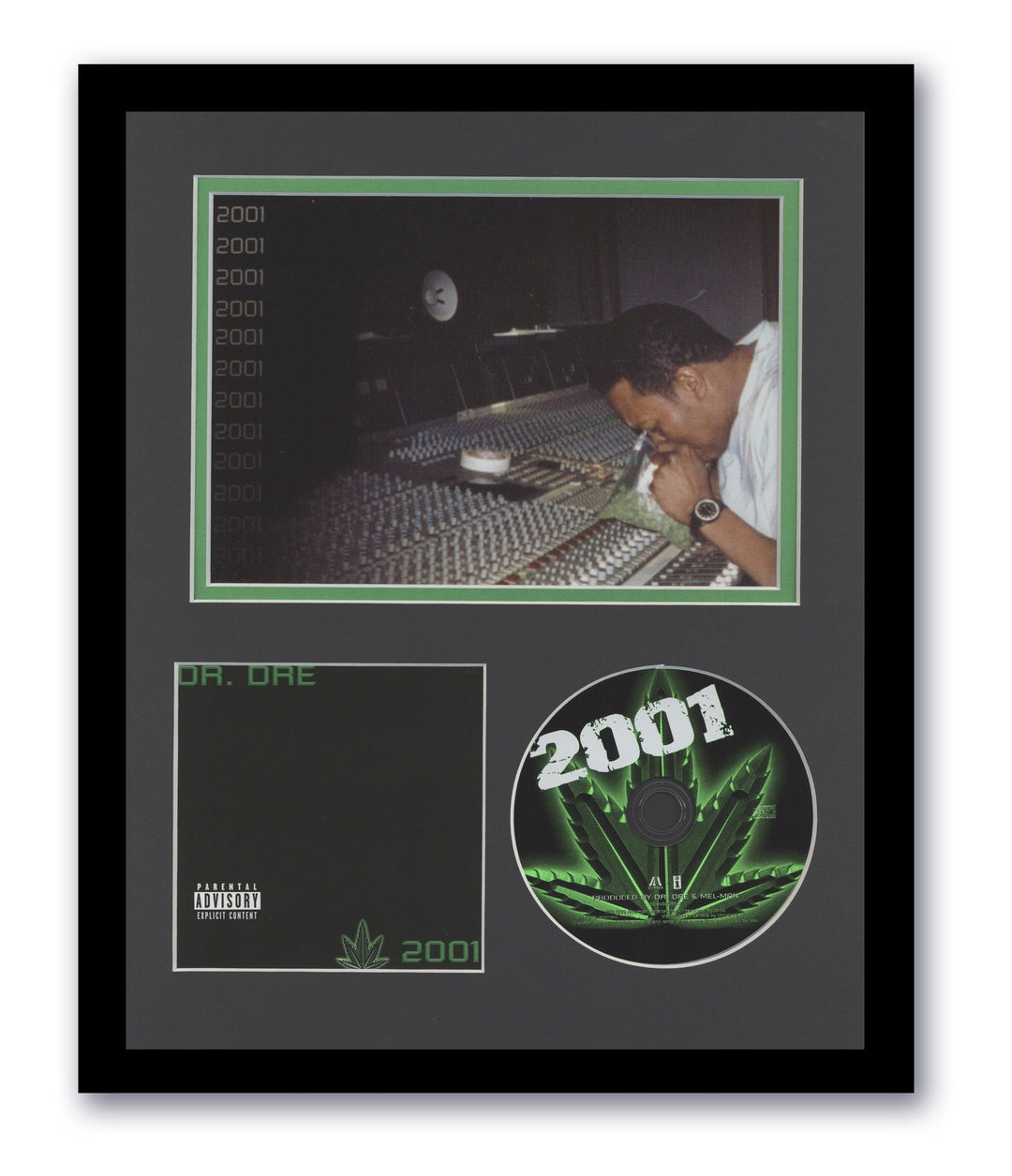 Dr. Dre 2001 Custom Framed CD Photo Art Hip Hop Rap Chronic Zobie Productions