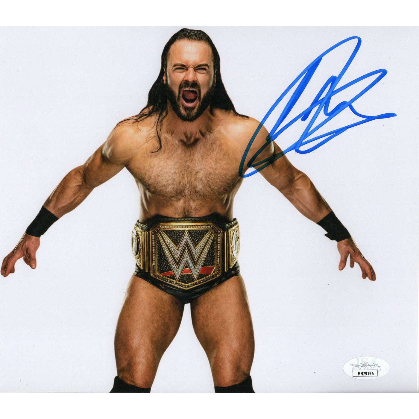 Drew McIntyre Autograph 8x10 Photo WWE Champion Signed JSA COA 2