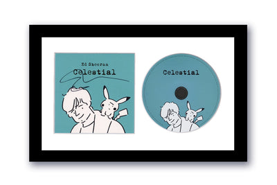 Ed Sheeran Autographed Signed 7x12 Custom Framed CD Celestial ACOA