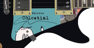 Ed Sheeran Autographed Signed Electric LP Celestial Guitar ACOA