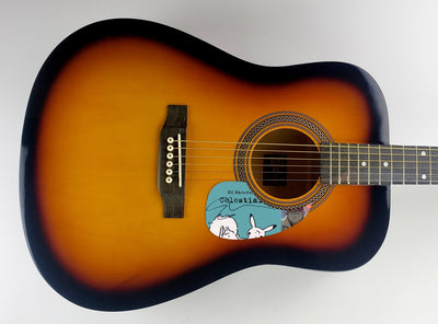 Ed Sheeran Autographed Signed Sunburst Acoustic Guitar Celestial ACOA