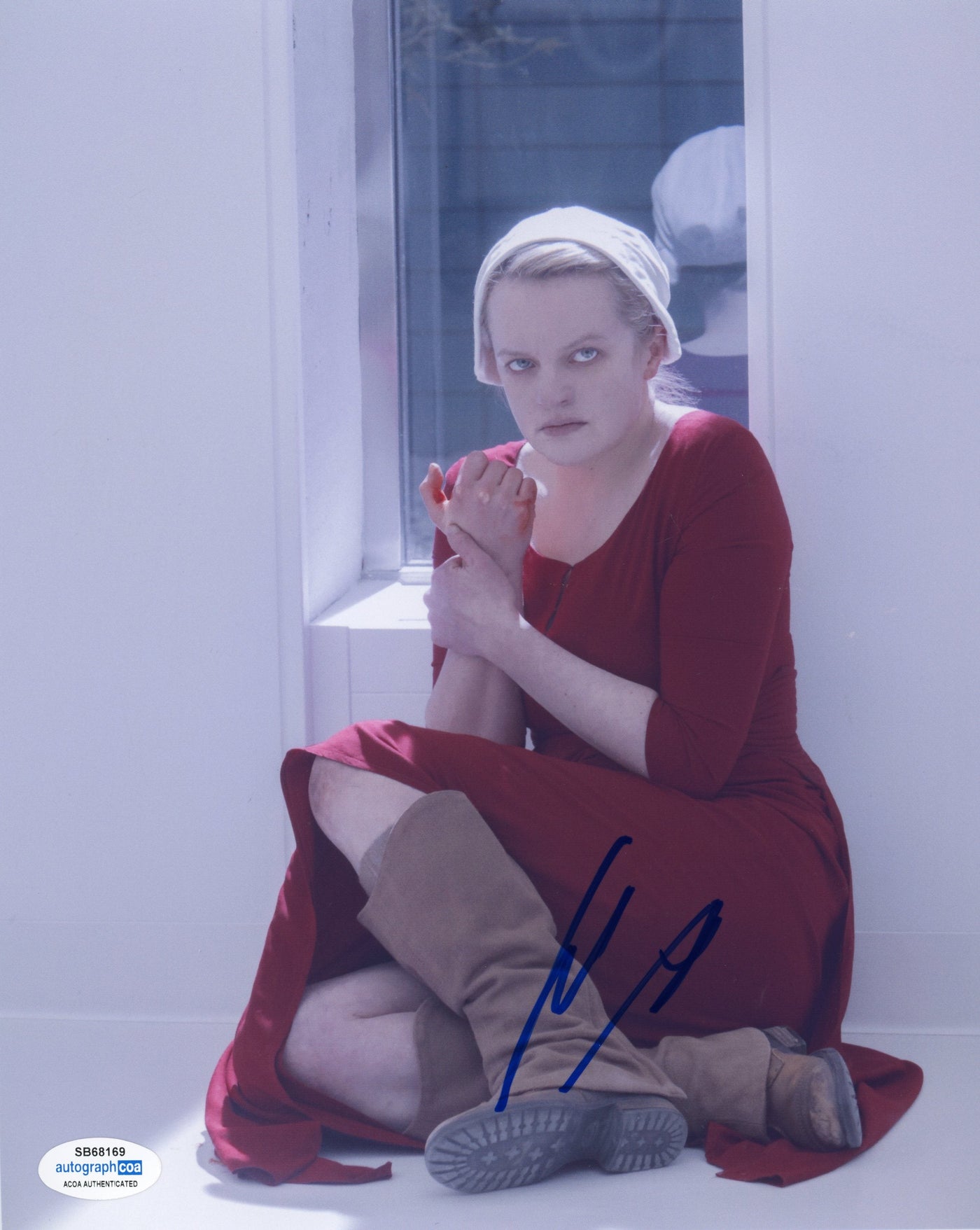 Elisabeth Moss Signed 8x10 Photo The Handmaids Tale Autographed ACOA