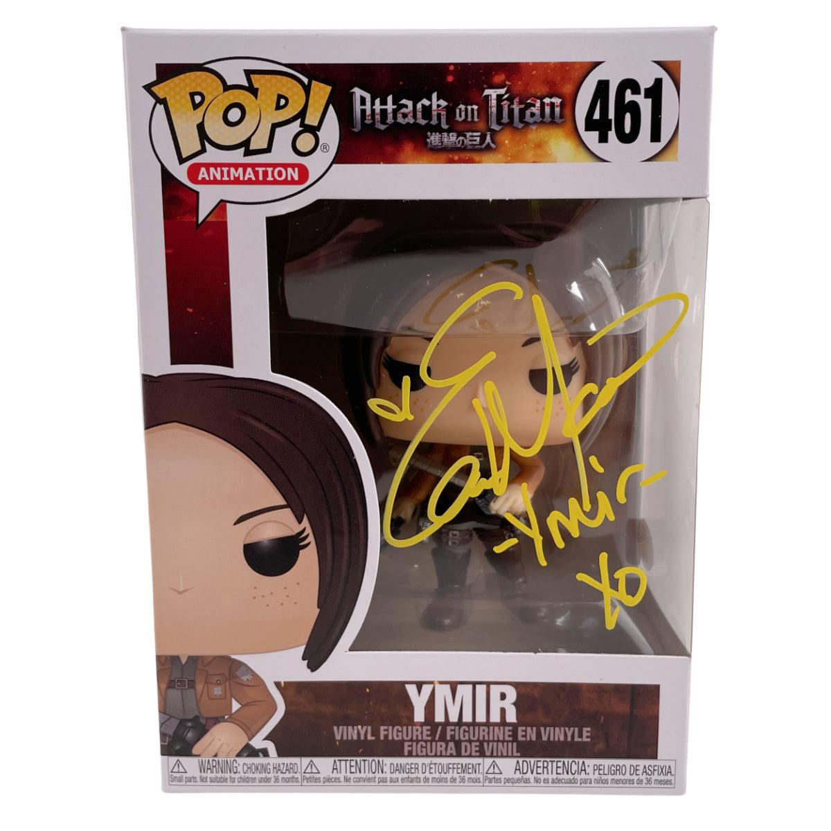 Elizabeth Maxwell Signed Funko POP Attack on Titan Ymir #461 Autograph ...