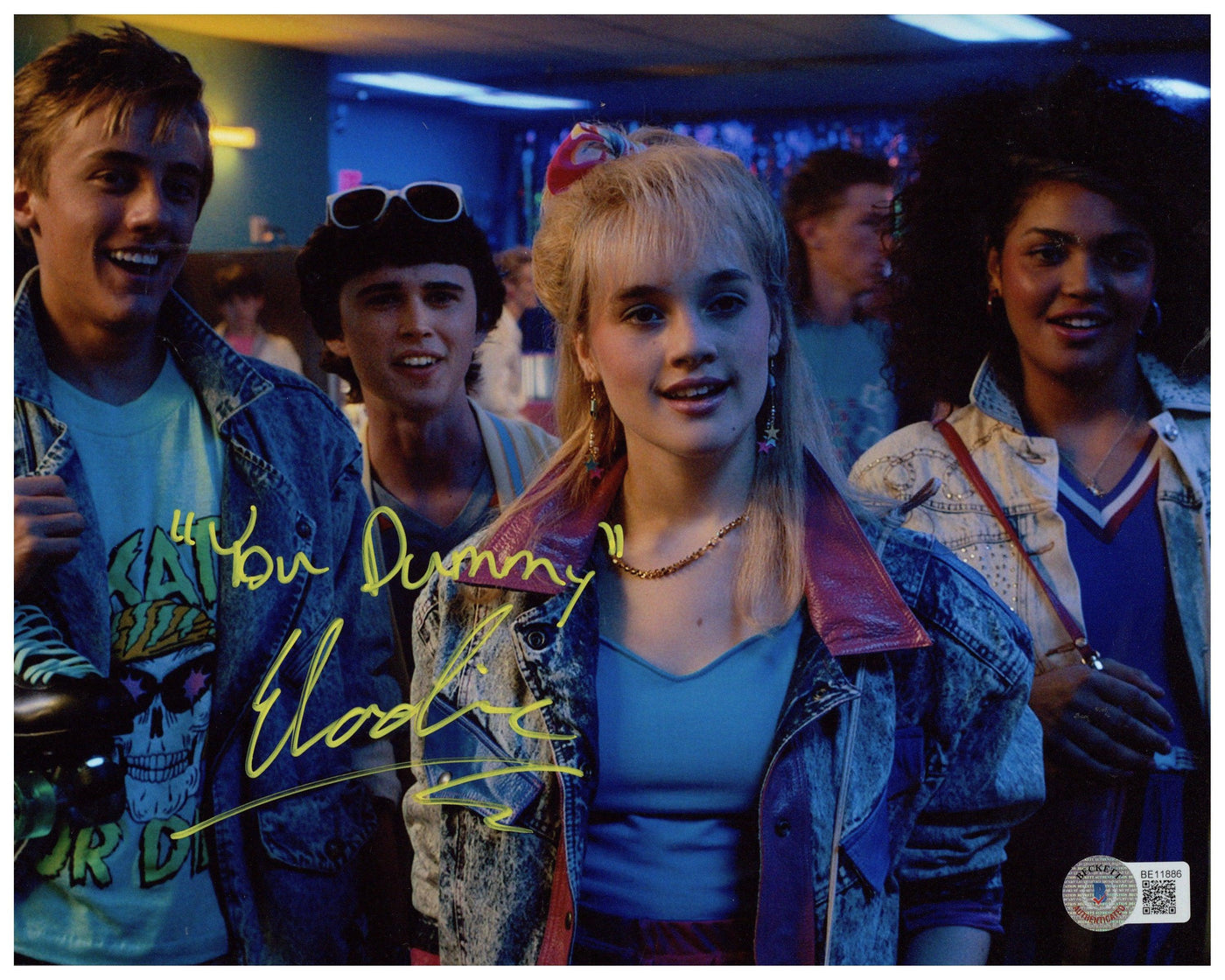 Elodie Grace Orkin Signed Stranger Things 8x10 Photo You Dummy Autographed BAS 2