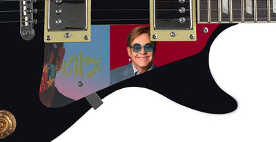 Elton John Autographed Signed Electric LP Guitar ACOA
