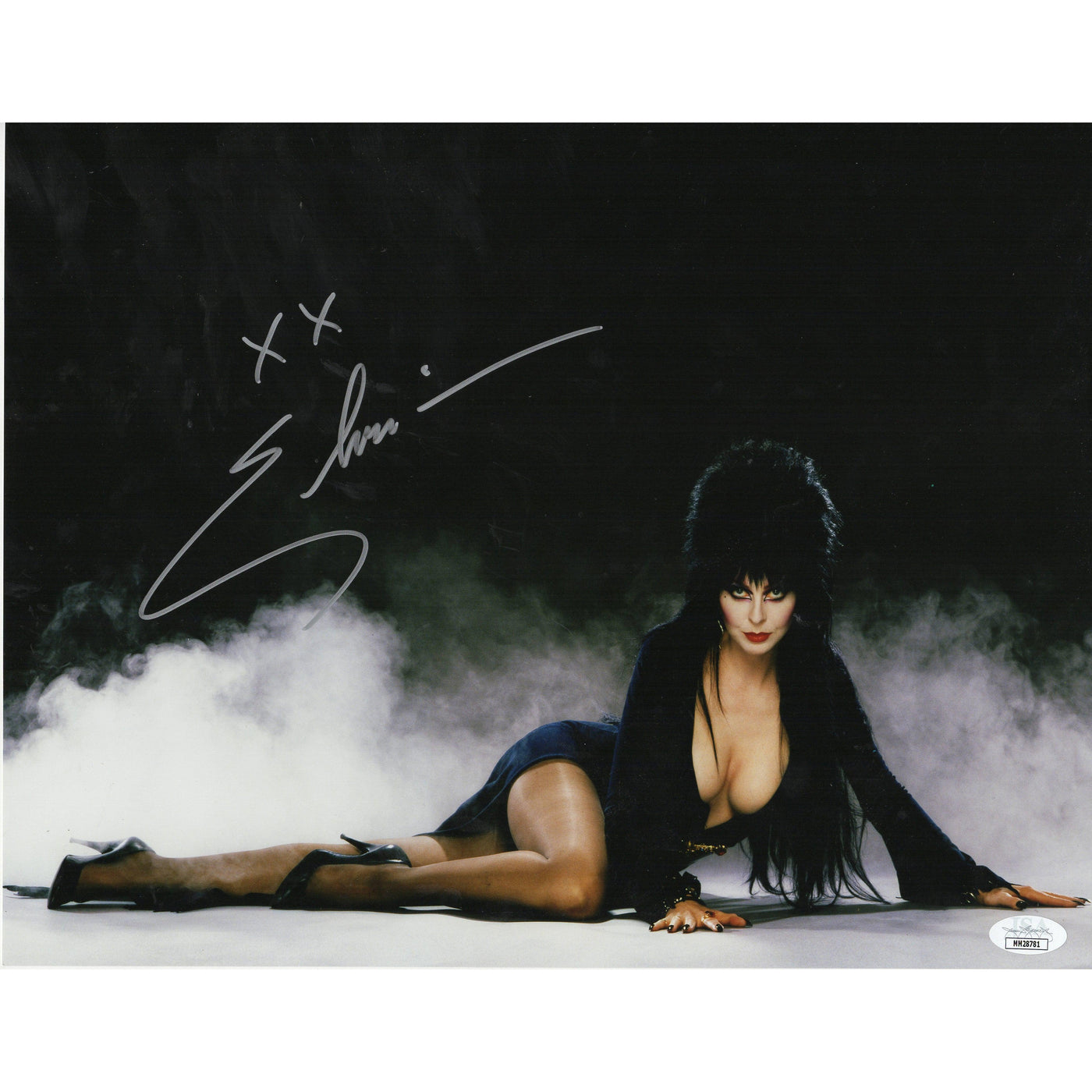 Elvira Autograph 11x14 Photo Mistress of the Dark Signed JSA COA 4