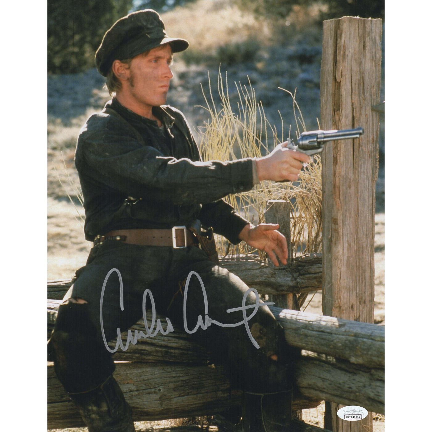 Emilio Estevez Autograph 11x14 Photo Young Guns Signed JSA COA 3