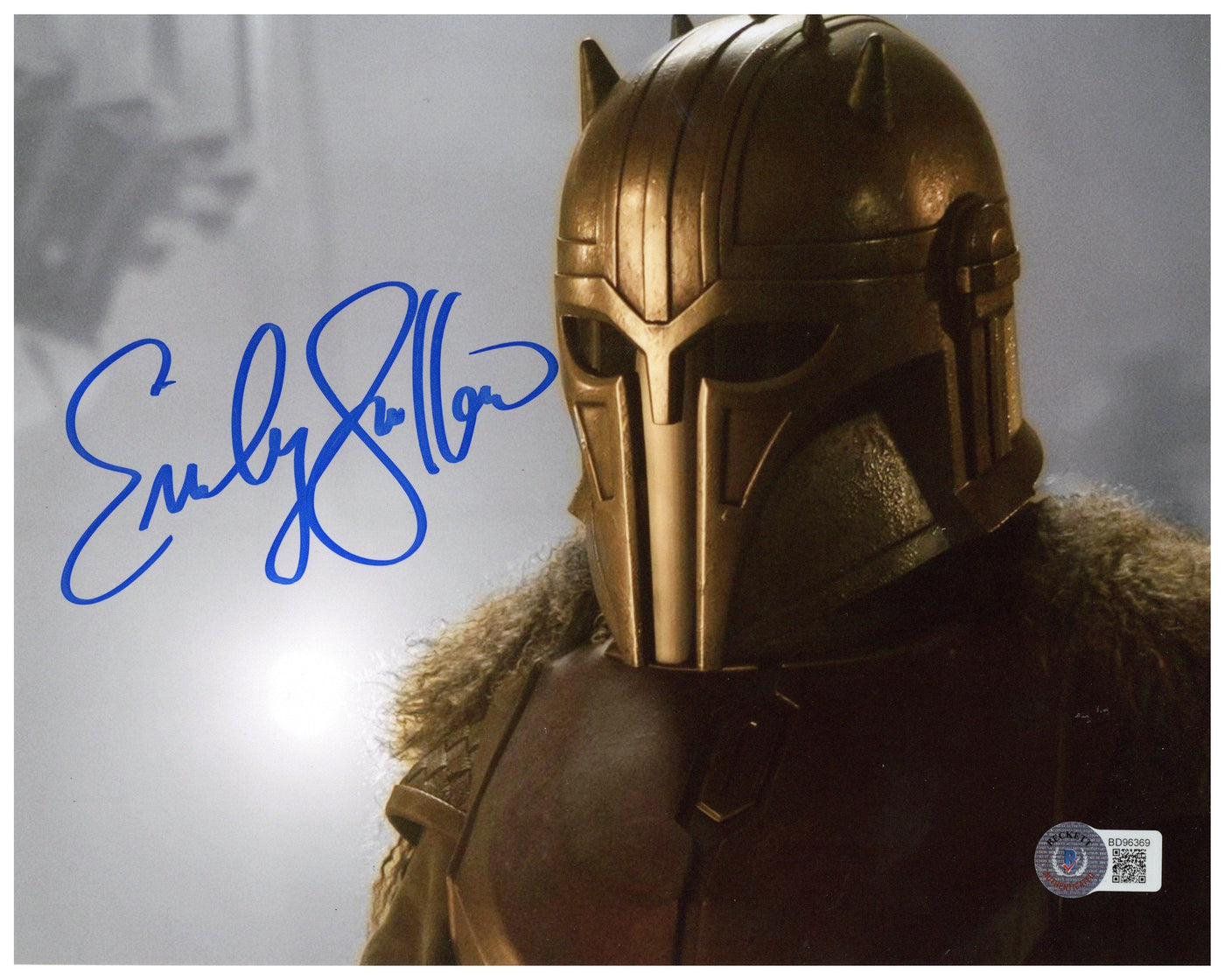 Emily Swallow Autographed 8x10 Photo The Mandalorian The Armorer Signed BAS