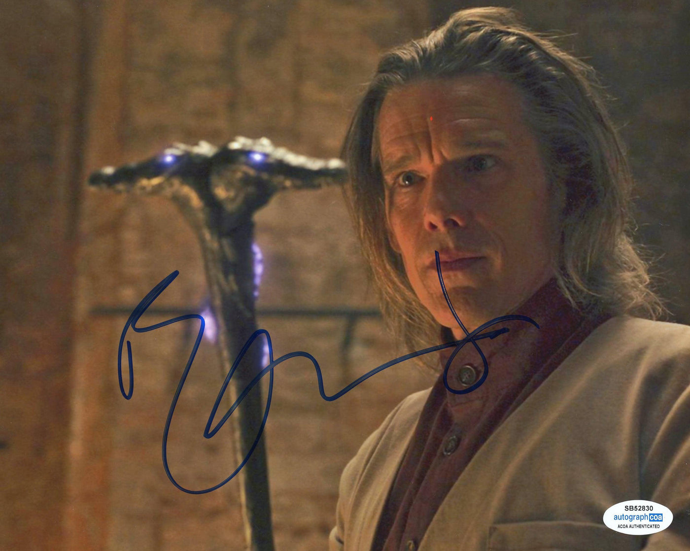 Ethan Hawke Signed 8X10 Photo Moon Knight Arthur Harrow Autographed ACOA