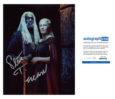 Eve Best & Steve Toussaint Signed 8x10 Photo House of Dragon Autographed ACOA