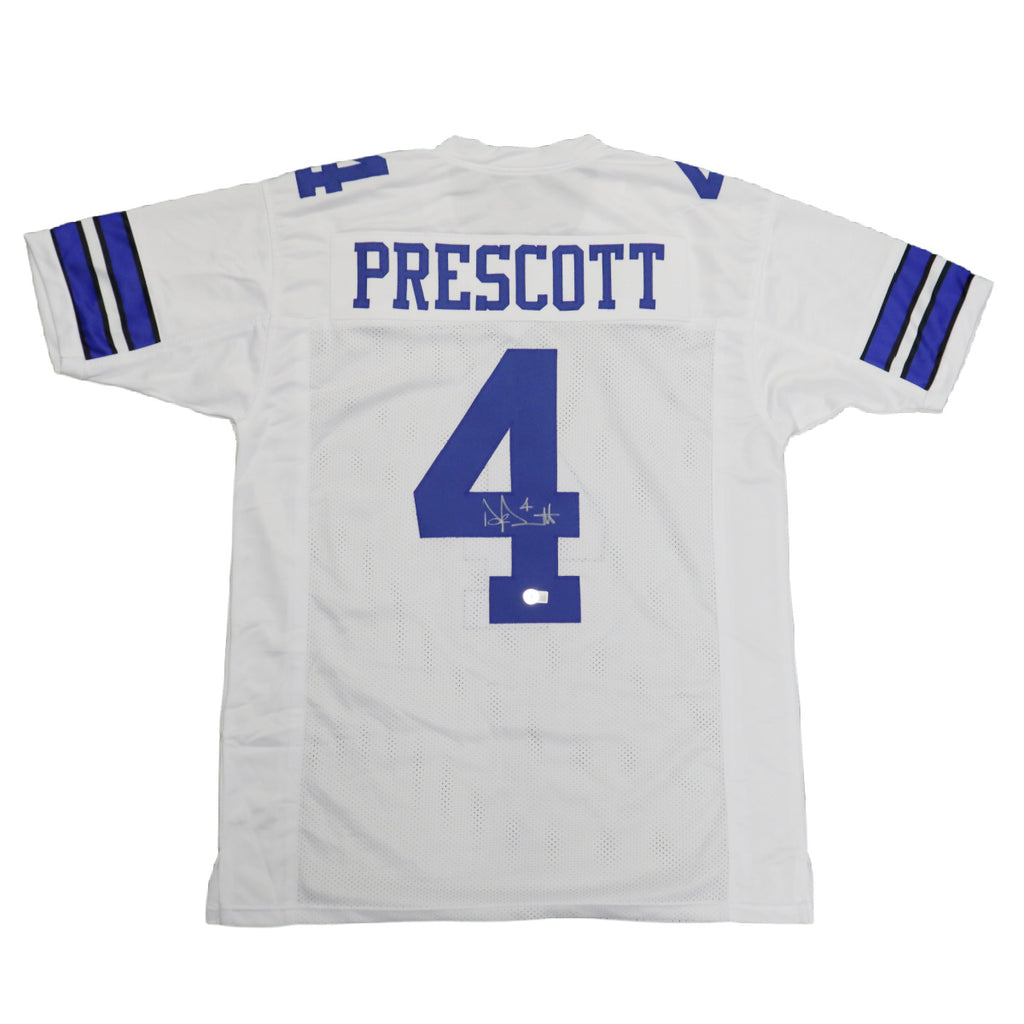 Dak Prescott Signed Custom Framed Jersey Display (Beckett)