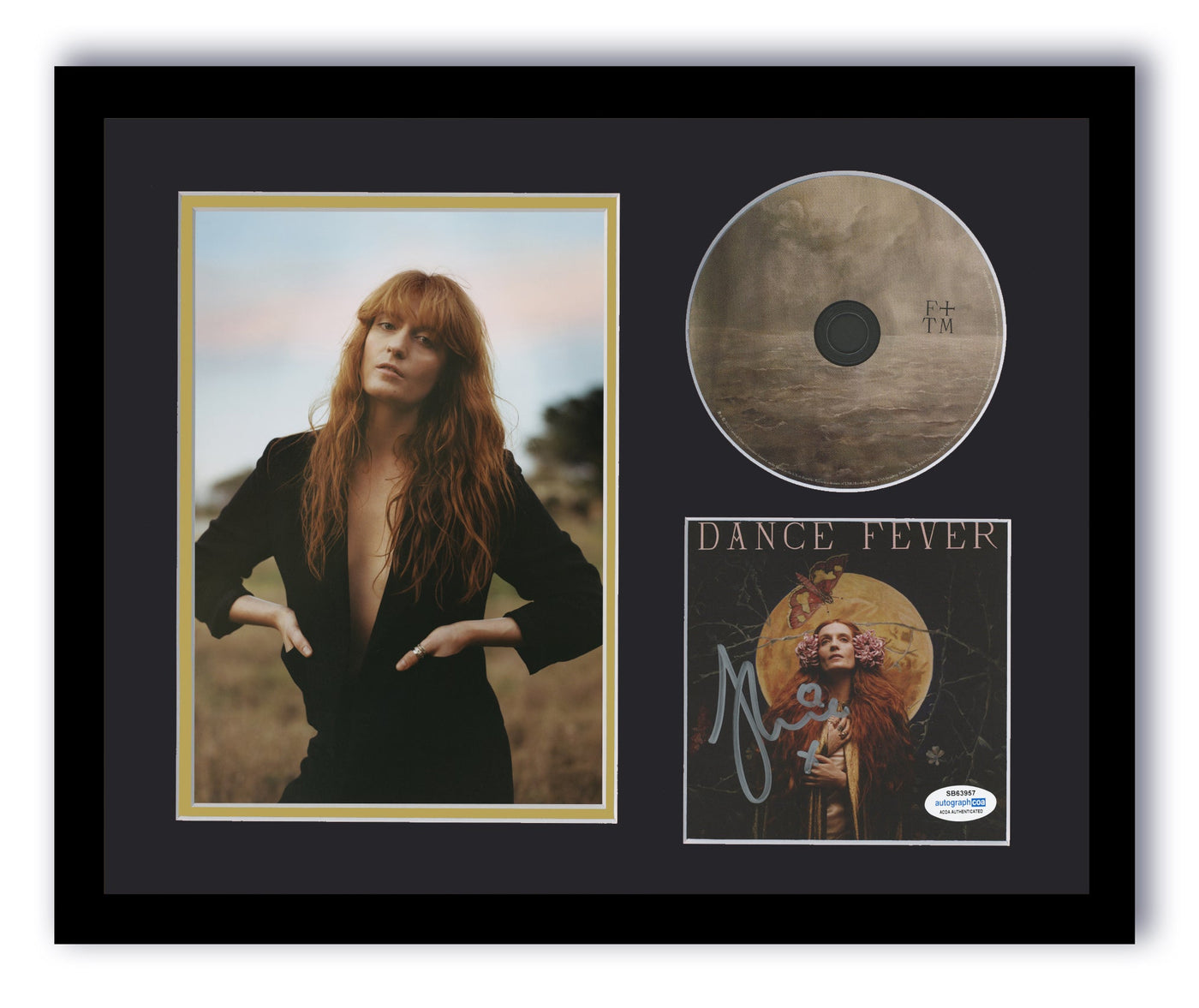 Florence Welch Autographed Signed 11x14 Framed CD Dance Fever ACOA