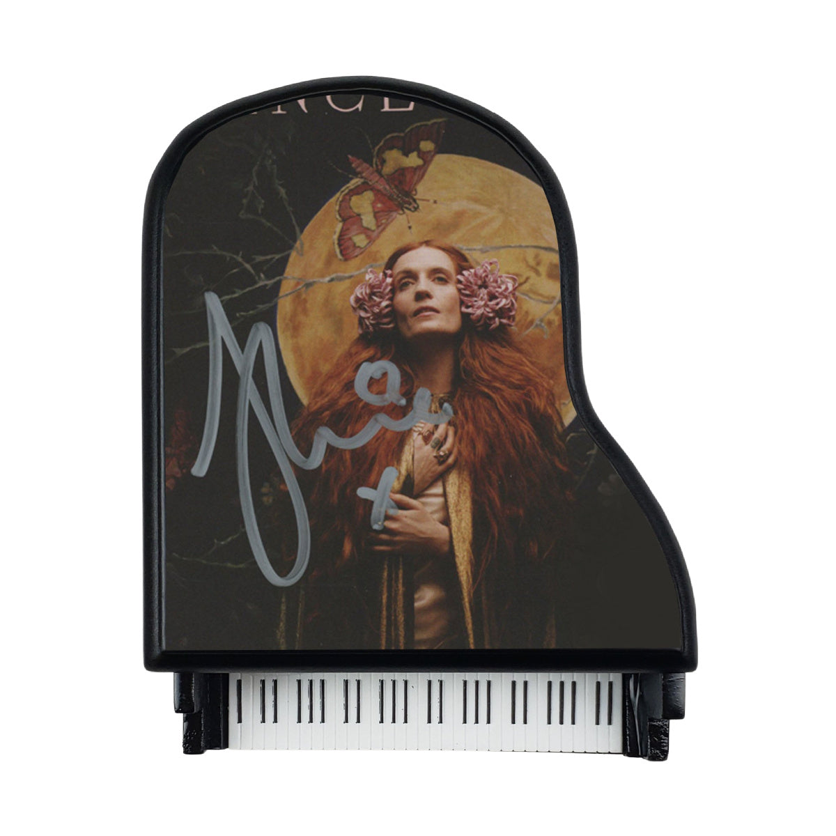 Florence Welch Signed Custom Mini Piano Florence & the Machine Dance Fever ACOA