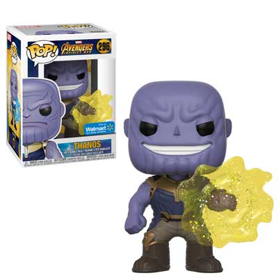Funko POP! Marvel Avengers: Infinity War Thanos (Mind Stone) #296 Walmart Exclusive