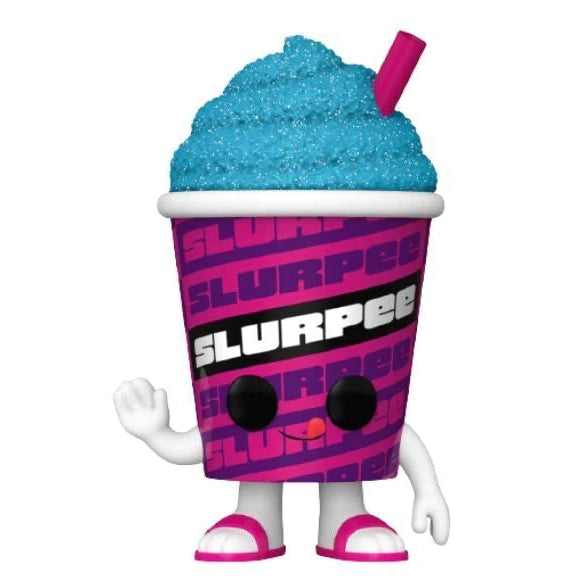 Funko POP: slurpee glitter 7 eleven exclusive blue raspberry slurpee #89